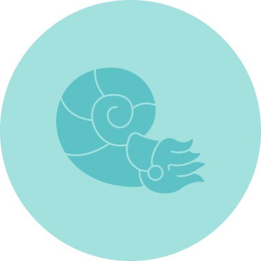 Salyangoz simgesi vektör illüstrasyonu