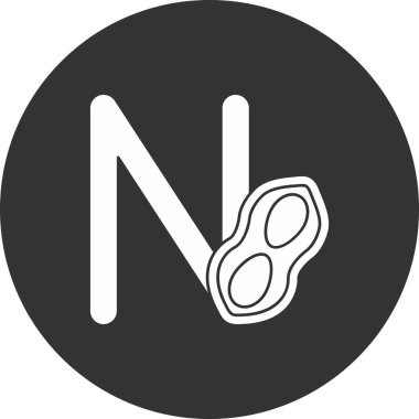 Modern b 'nin vektör illüstrasyonu