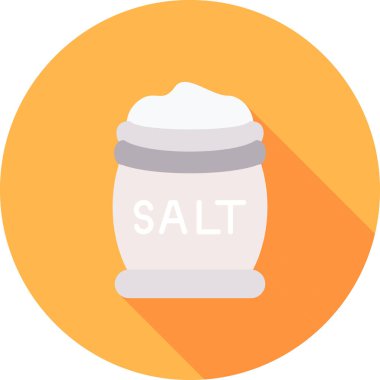 Tuz düz vektör simgesi