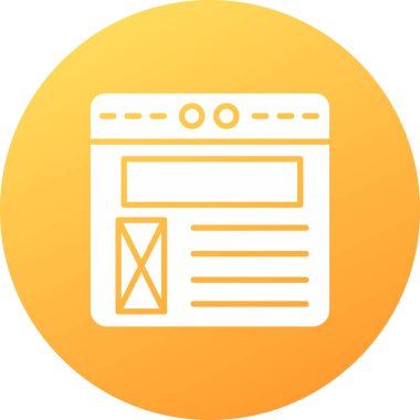 tarayıcı web simge vektör çizim