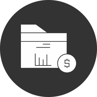 para düz simgesi, vektör illüstrasyonu