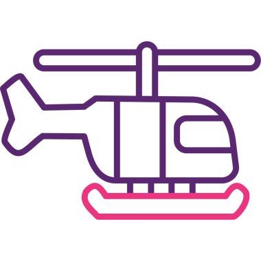 uçak web simgesi, basit illüstrasyon