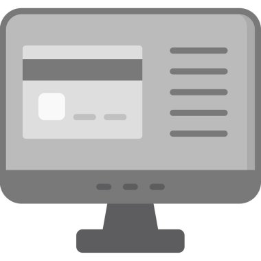 Kredi kartı vektör simgesi