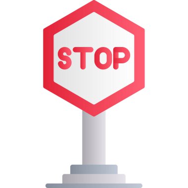 dur işareti çizimi