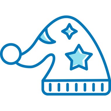 Bir noel ağacı simgesinin vektör illüstrasyonu