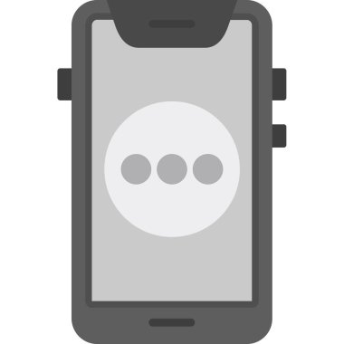 akıllı telefon simgesi, basit vektör tasarımı