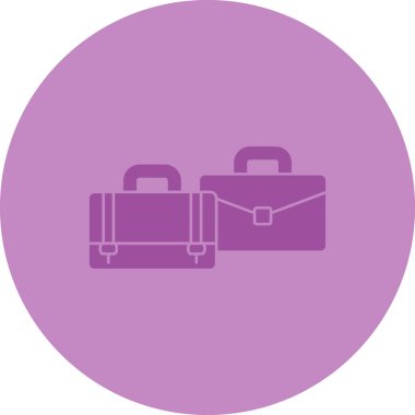 vektör evrak çantası simgesi illüstrasyonu