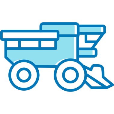 El arabası. vektör simgesi basit resimleme