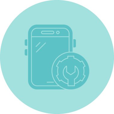 akıllı telefon simgesi vektör illüstrasyonu