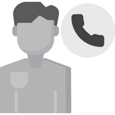 Çağrı merkezi. Basit simge