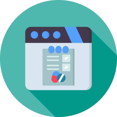 iş pazarlama düz simgesi