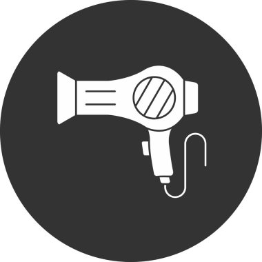 Kurutucu vektör simgesi düz simgesi