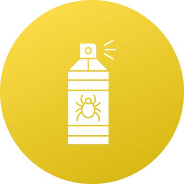 sprey şişe kutsal kişilerin resmi, vektör çizim