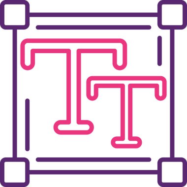 Modern bir simgenin vektör illüstrasyonu