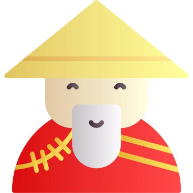 Çin Yeni Yıl ikonu, basit stil