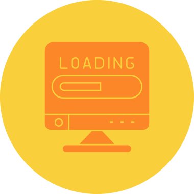 Modern bir simgenin vektör illüstrasyonu