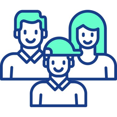 Takım simgesi, vektör illüstrasyonu