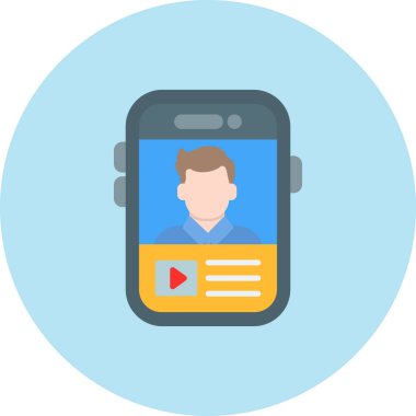 video oynatıcı vektör simgesi