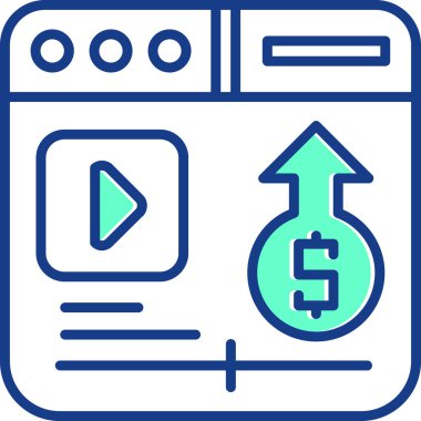 Dolar para değişimi simgesi