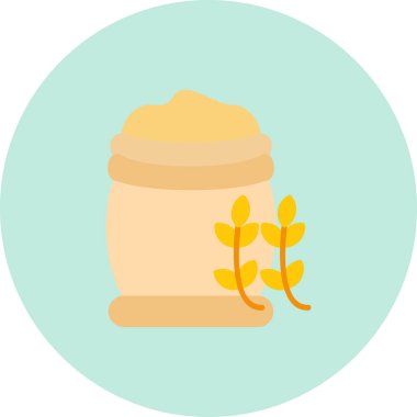 Kahve Kupası düz simgesi, vektör, illüstrasyon