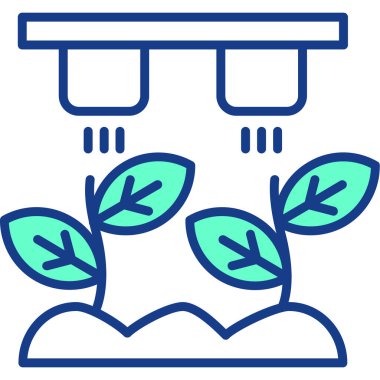 Bitki. Web simgesi basit illüstrasyon