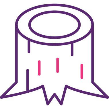 Şekerin çizgi film ikonunun vektör çizimi