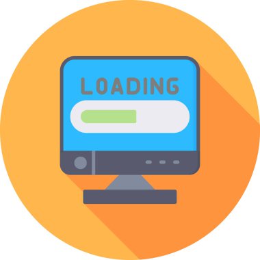 Simge yükleniyor, vektör illüstrasyonu