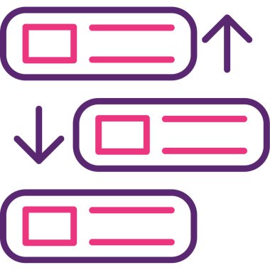ok simgesi vektör illüstrasyonu
