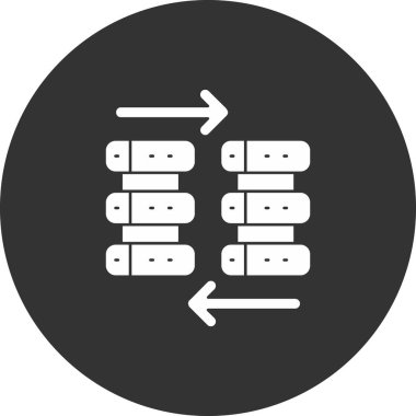 İş ve finans simgesinin vektör illüstrasyonu
