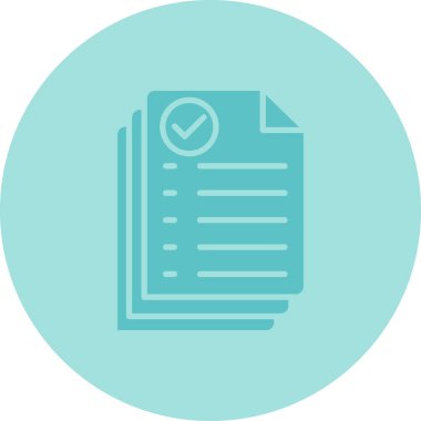 Dosya belgesinin vektör illüstrasyonu