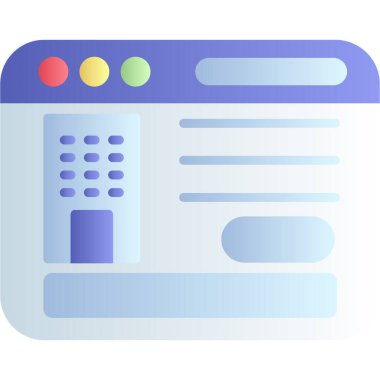 Web düzeni vektör tasarım illüstrasyonuName