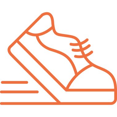 Ayakkabılar. Web simgesi basit illüstrasyon