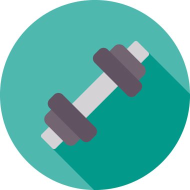 Dumbbell web simge vektör çizim