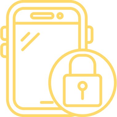 ikon vektör illüstrasyonunu kilitle