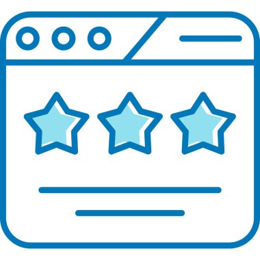 Beğeni Vektör Satırı Simgesi