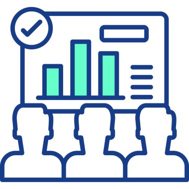 iş simgesi vektör illüstrasyonu