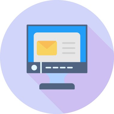 e-posta simgesi düz biçimli