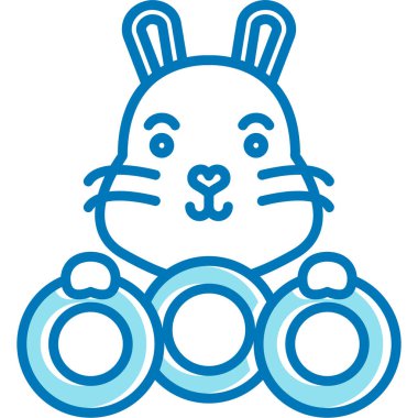 Paskalya tavşanı simgesi.