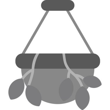 Beyaz arkaplanı olan bir sepetin vektör çizimi