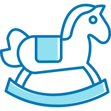 at simgesi vektör illüstrasyonu