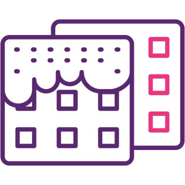 Dükkan. Web simgesi basit illüstrasyon