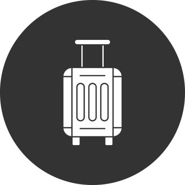 Seyahat ve tatil simgesinin vektör çizimi