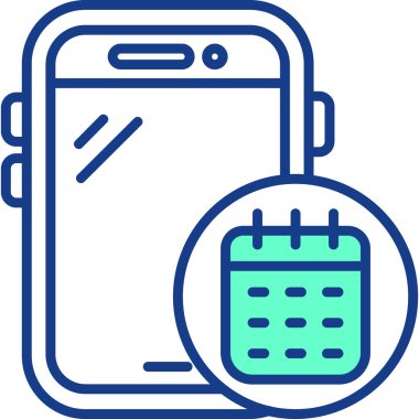 Takvim. Web simgesi basit tasarım