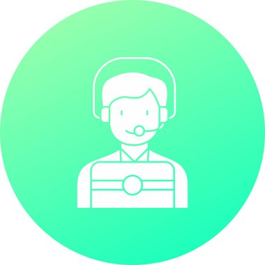 Maskeli bir adamın vektör çizimi