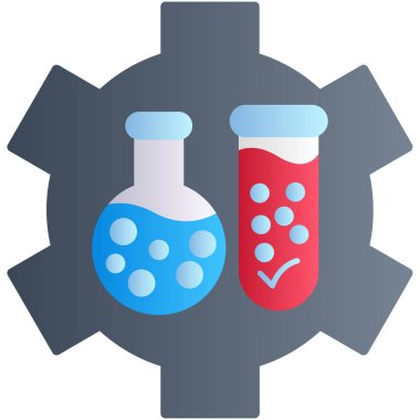 Kimyasal laboratuvar simgesi