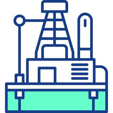 İnşaat binası Web simgesi basit illüstrasyon