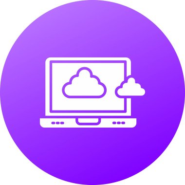 vektör dizüstü simgesi illüstrasyonu