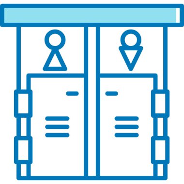 Otel simgesi vektör illüstrasyonu