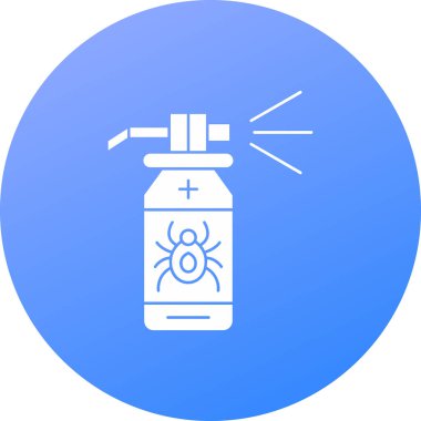 Dezenfekte simgesi vektör çizimi