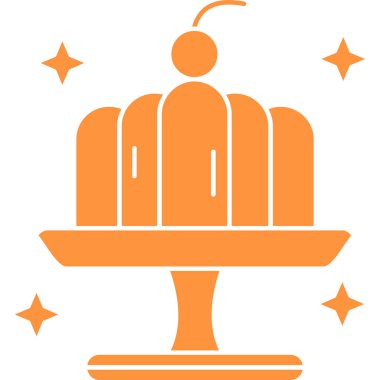 Bir doğum günü pastasının vektör çizimi